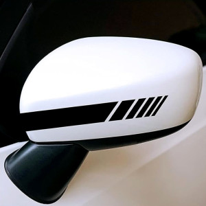 Car Mirror Stripe Sticker Set